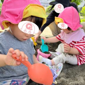 お砂場遊び
