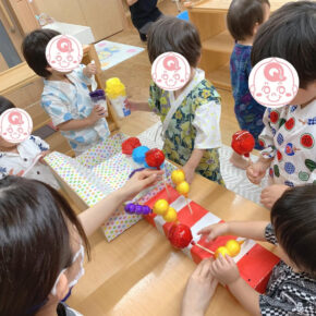 なつまつりごっこをしました！